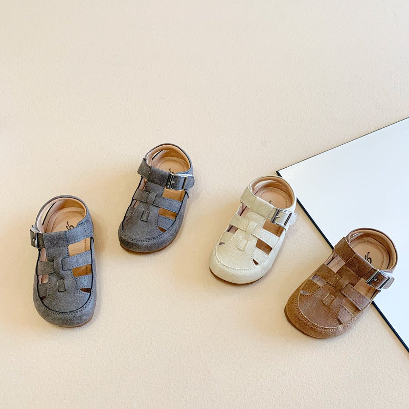 Children'S Baby Sandals 2025 Boys' Baotou Sports Sandals Girls' Fashion All-Match Non-Slip Single-Layer Shoes - Image 2