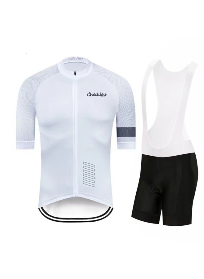 Summer Bicycle Short-sleeved Cycling Suit Mountain Road Bicycle Cycling Shirt Children's Roller Skating Suit
