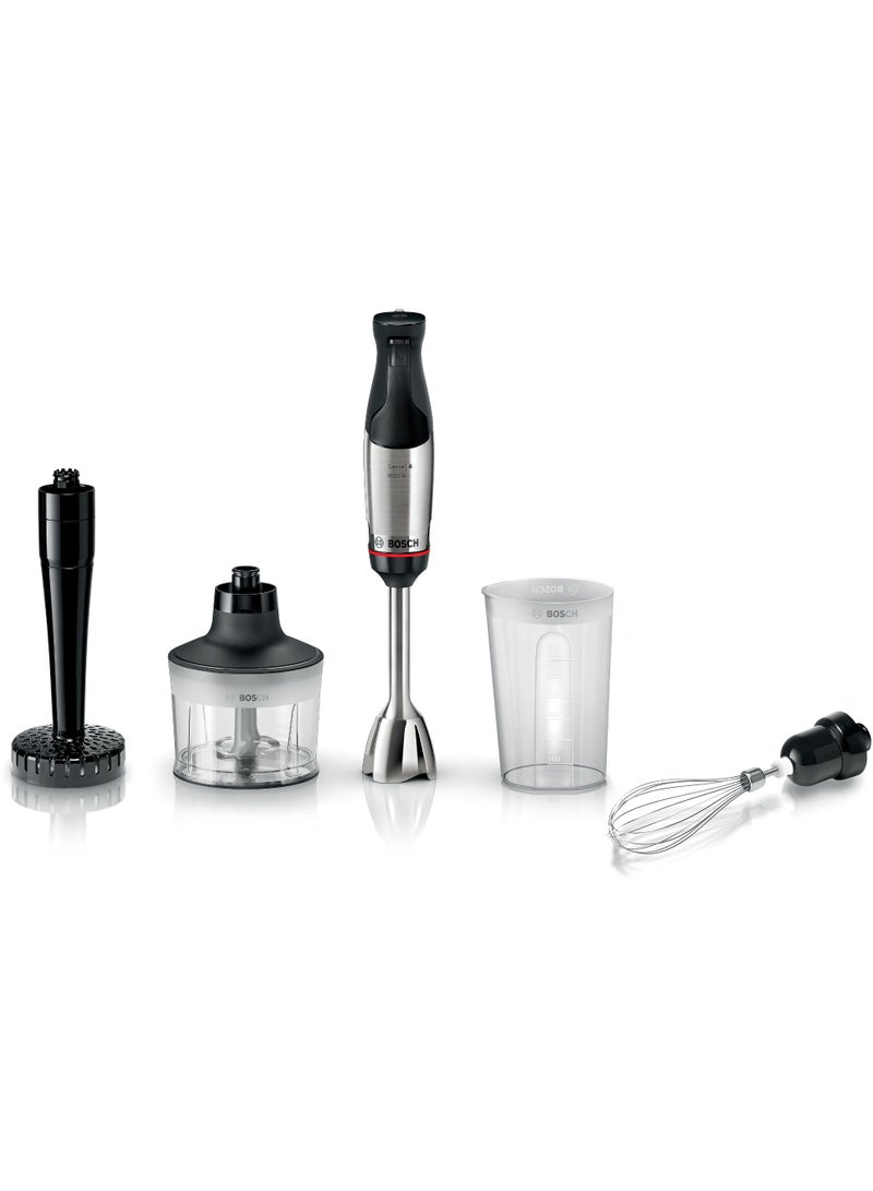 بوش Series 6 Hand blender ErgoMaster 1000 W Stainless steel MSM6M633 1000 W MSM6M633 Silver - Image 1