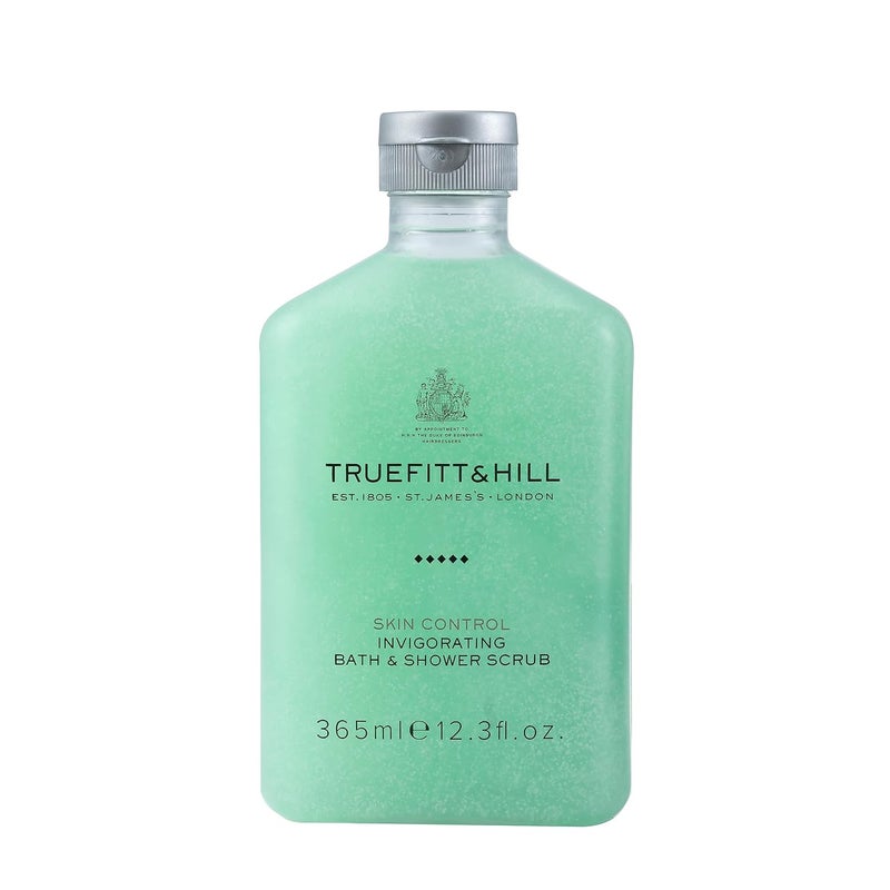 Truefitt & Hill Truefitt  Hill Invigorating Bath  Body Shower Scrub For Men 365ML  Exceptionally Refreshing Rosemary and Mint Fragrance - Image 1