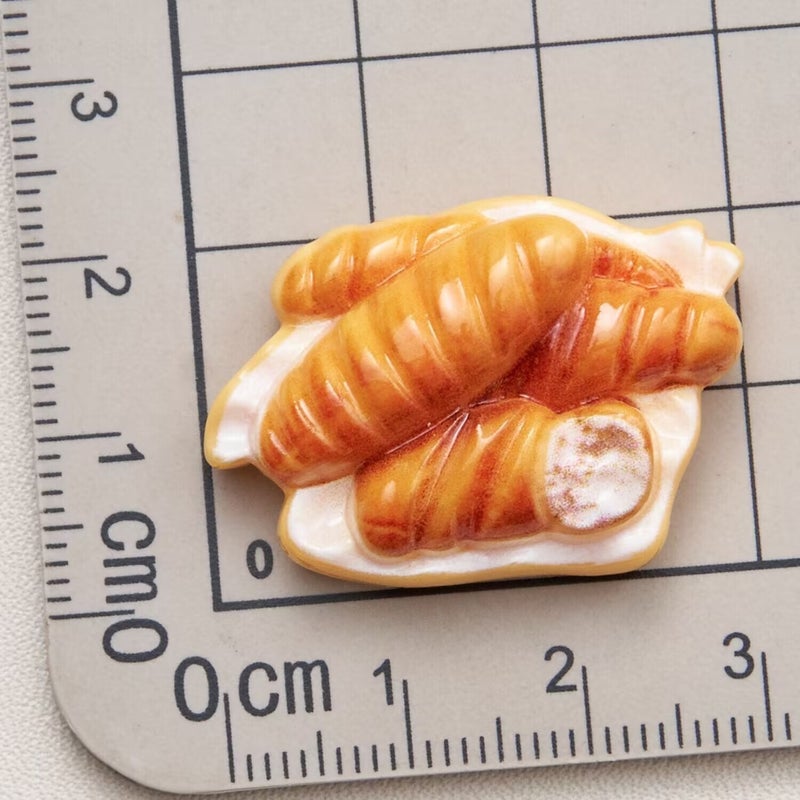 Food-Shaped Resin DIY Beads for Jewelry Making, Western Food Theme - Image 3