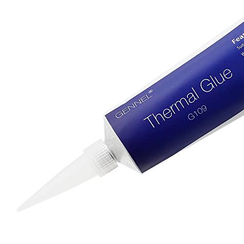 GENNEL G109 75Grams Thermal Glue, Thermal Conductive Plaster, Silicone Viscous Adhesive Compound for LED GPU Chipset Printer MOSFET Heatsink Cooling Sealing - Image 2