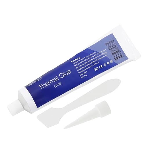 GENNEL G109 75Grams Thermal Glue, Thermal Conductive Plaster, Silicone Viscous Adhesive Compound for LED GPU Chipset Printer MOSFET Heatsink Cooling Sealing - Image 1