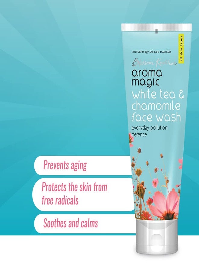Aroma Magic Everyday Pollution Defence White Tea & Chamomile Face Wash | with Soya Milk Extracts | All Skin -100 ml | Pack of 2 - Image 2