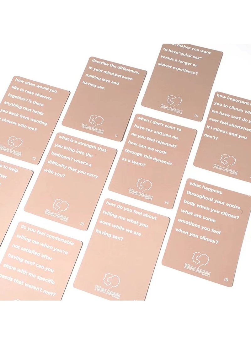 RedMapleTEK Adult Game Of Couple Conversation Starter Cards And Questions About Marriage Between Man And Woman.  - Image 2
