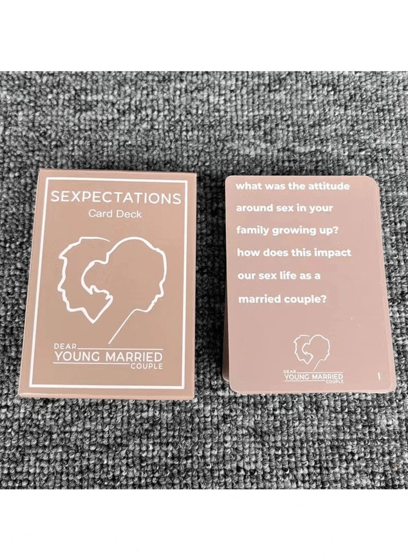 RedMapleTEK Adult Game Of Couple Conversation Starter Cards And Questions About Marriage Between Man And Woman.  - Image 1