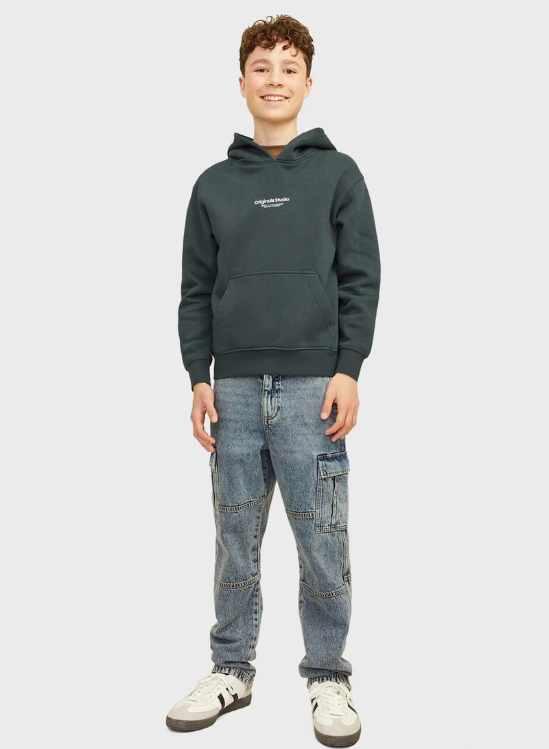 Jack & Jones Junior Youth Pocket Detail Hoodie