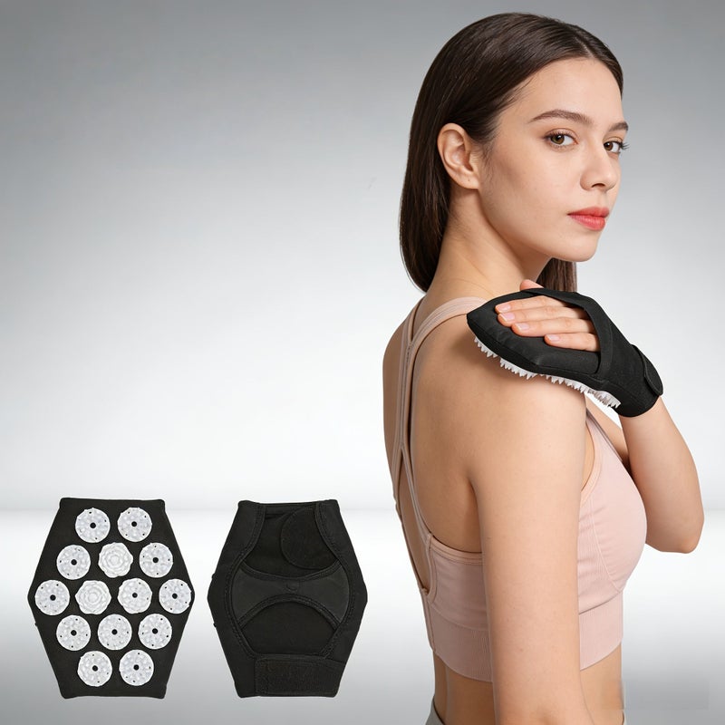 Acupressure Massage Gloves Hand Socks Whole Body Meridian Dredge Massager Tool - Image 5