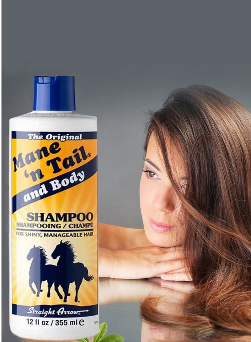 ماين ان تيل شامبو مان ن تيل للترطيب العميق ابو حصان 355 مل من ماين انMan N Tail Deep Conditioning Shampoo, Horse, 355ml by Man N - Image 1