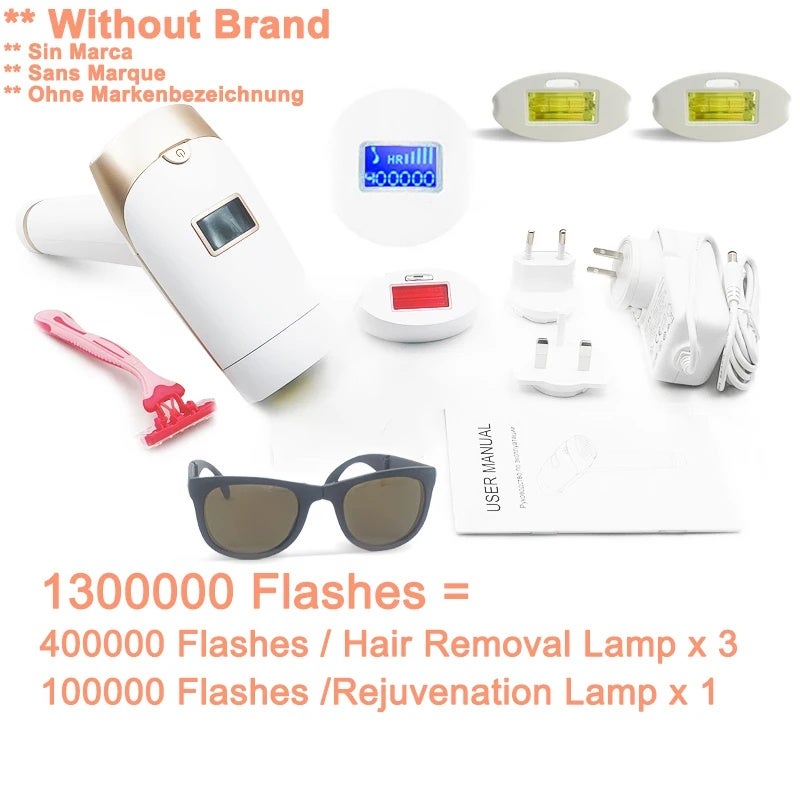 ليسكولتون جهاز إزالة الشعر بالليزر Lescolton IPL Laser Epilator 1300000 Pulses Hair Removal LCD Display Machine T009i Permanent Bikini Trimmer Electric depilador - Image 1