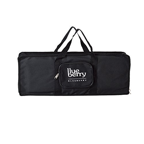 blueberry KB10 Padded Keyboard Cover Bag Compatible with Casio SA 46, Casio SA-47, Casio SA-50, Casio SA 51 Keyboard (Black) - Image 1