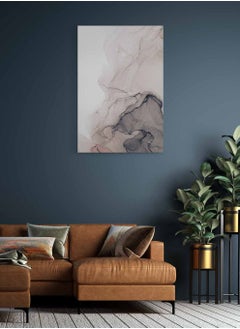 LOWHA Framed Canvas Wall Art Stretched Over Wooden Frame, Colourful Abstract Painting, For Home, Living Room, Office Decor  - Image 2