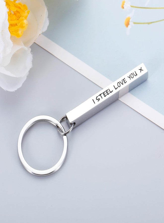 Perleddom 11th Anniversary Steel Gifts,11 Year Anniversary Steel Gifts for Him,Steel Gifts for 11th Anniversary,11 Year Anniversary Keychain Gifts Valentine Day Gifts Steel Anniversary Weeding Gifts for Her - Image 3