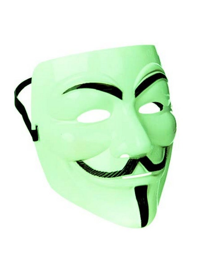Sage Square Sage Square V for Vendetta Comic FACE MASK Fawkes Mask Anonymous Edition Face-Mask Perfect Fit Cosplay V for Vendetta, Birthday Parties (Design 4)  - Image 4