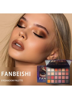 FANBEISHI FANBEISHI Professional 24 Colors Eyeshadow Makeup Palette, High Pigmented Matte +Shimmer + Metallic Glitter, Velvety Creamy Blendable Long Lasting Up to 12H Eye Shadow Pallets Makeup Set Kit  - Image 1