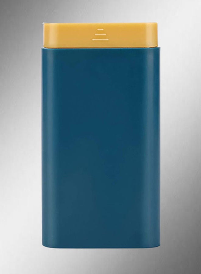 NIBEMINENT Portable Plastic Pills Box Blue - Image 1