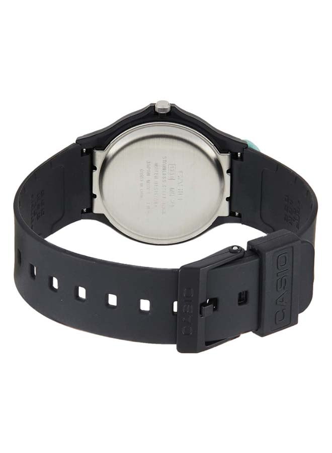 CASIO Women Rubber Analog Watch MQ-24-7ELDF - 32 mm - Black - Image 3