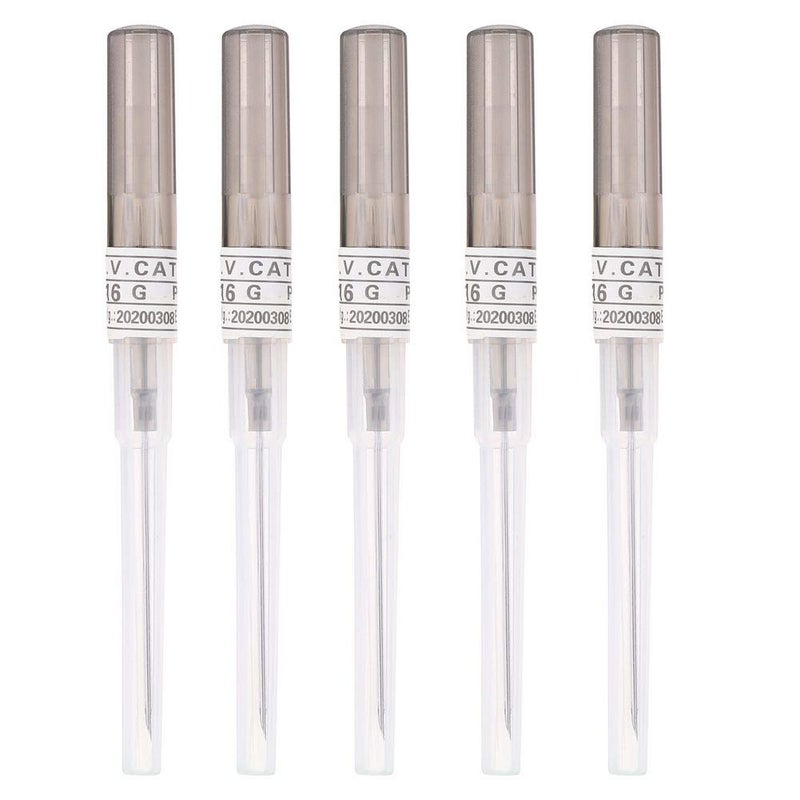 new star tattoo Piercing Needles5pcs 16G Gauge Steel Catheter Piercing Needles Supply