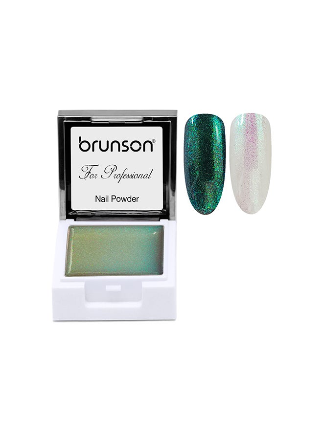 brunson Nail Art Powder UV Gel Powder Aurora Painting Square Liquid Powder Solid Pigment CR06