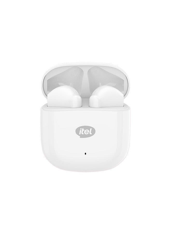 إيتيل Bluetooth Earphones Sahara Edition S10, Bass Drivers Boost wireless Earbuds, Bluetooth 5.3 Low Latency, Crystal-Clear Calls, 25H Playtime Creamy White - Image 1