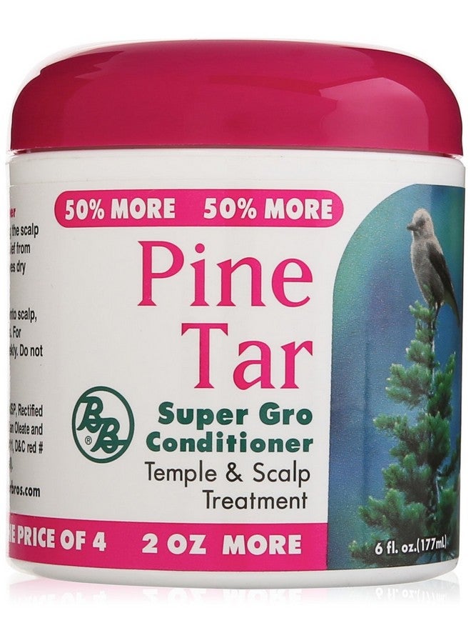 Bronner Bros Pine Tar Super Gro Hair and Scalp Bonus, 6 Ounce 6.0 Ounce - Image 1