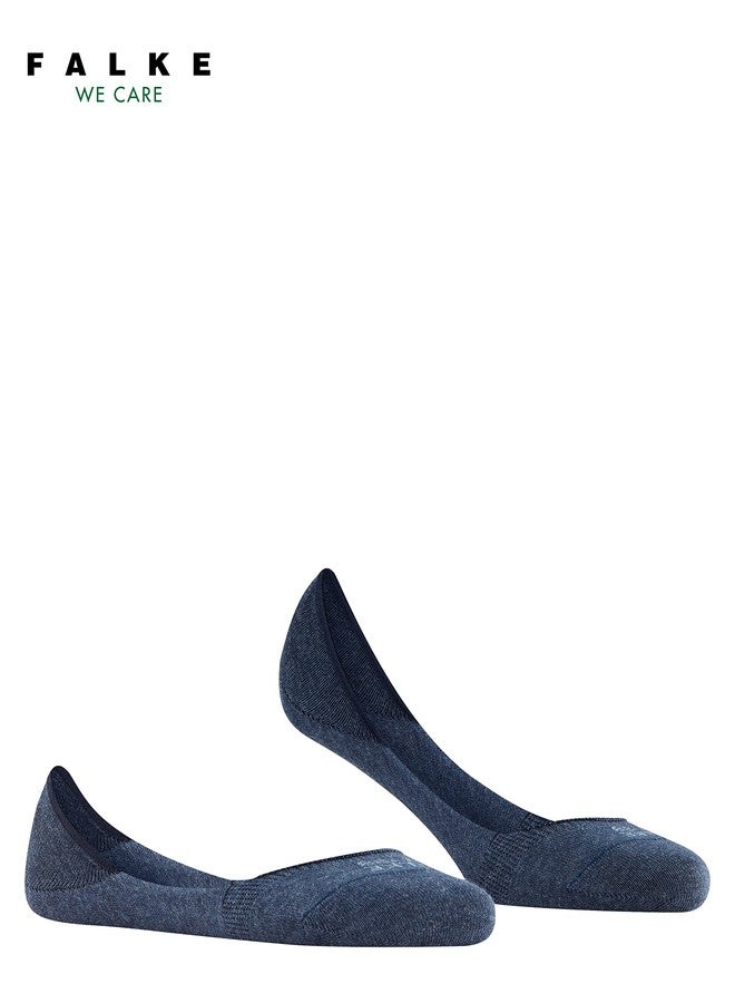 FALKE Women's Step Medium Cut No Show Socks, Sustainable Cotton, Blue (Navy Melange 6127), 6.5-7.5, 1 Pair - Image 2