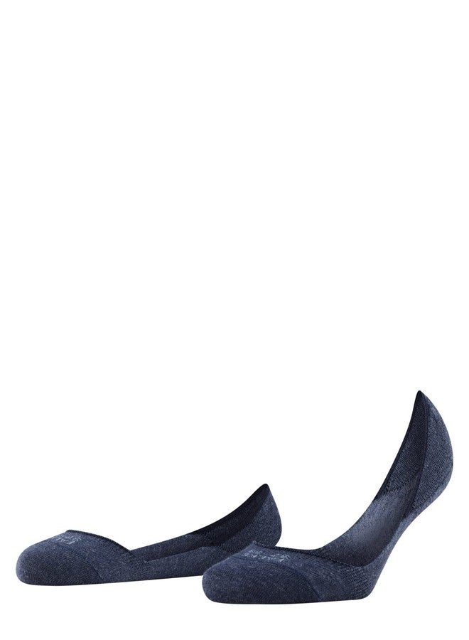 FALKE Women's Step Medium Cut No Show Socks, Sustainable Cotton, Blue (Navy Melange 6127), 6.5-7.5, 1 Pair - Image 1