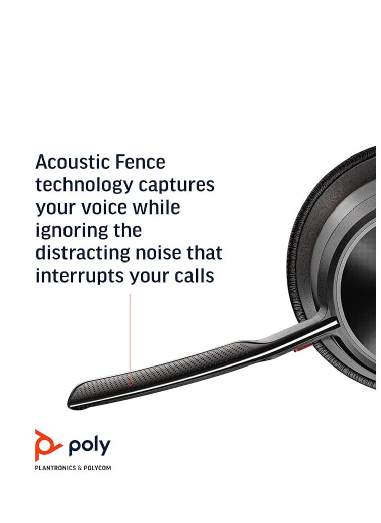 Poly - Poly Voyager Focus 2 USB A with charge Stand (VFOCUS2) - Image 1