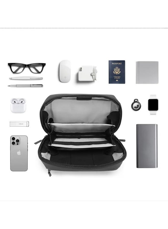 بانجي Bange 6800 Grey New Urban Travel Waterproof Electronic Organizer Case Accessories Pouch Digital Storage Bag - Image 3