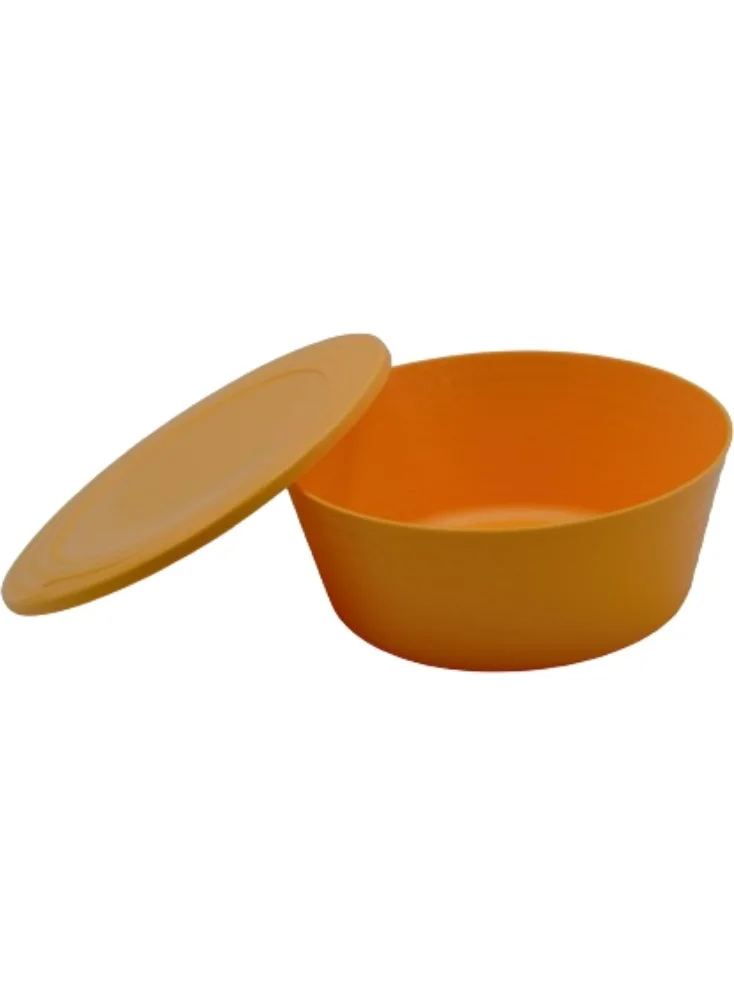 بييف Multi-Purpose Bowl with Lid 750 cc Orange