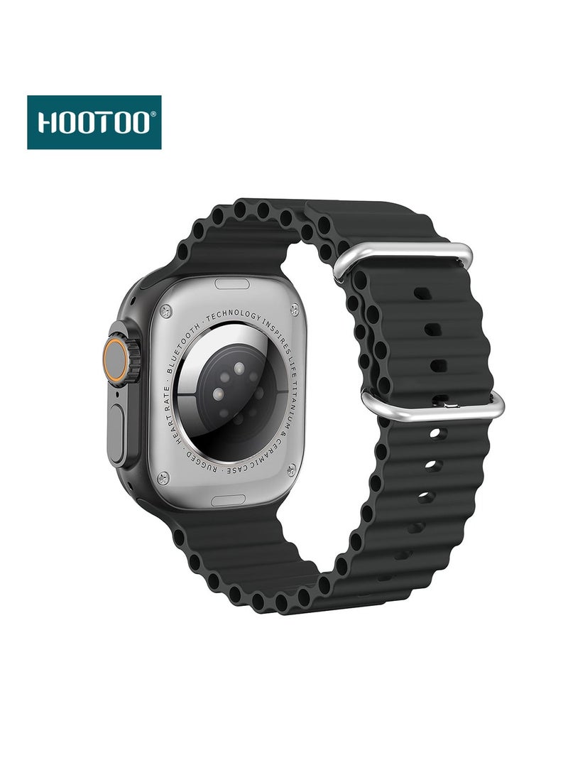 "HOOTOO Smart Watch Ultra HT-U9 Plus: Advanced Fitness Tracking with Heart Rate Monitoring and IP67 Water