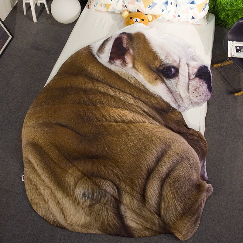 Simulation Hami Melon Creative Alien Summer Cool Cartoon Washing Summer Blanket Office Lunch Break Blanket - Image 1