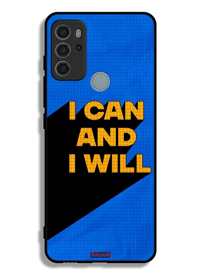 Tolwak Motorola Moto G60S Protective Case Cover I Can And I Will - Image 2