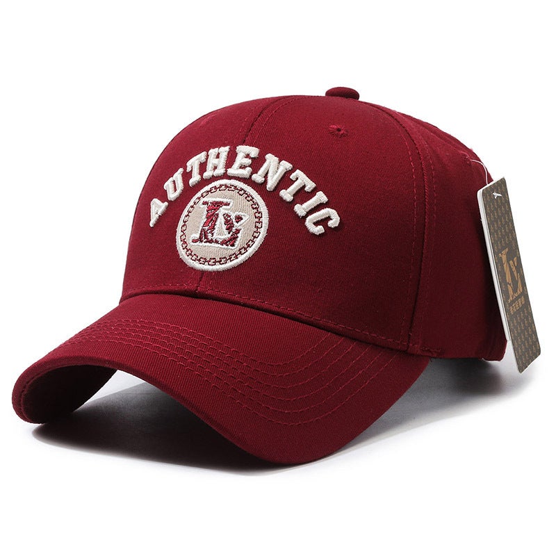 L Logo Cap Unisex Sports Sun Protection Breathable Baseball Hat Cotton - Image 1