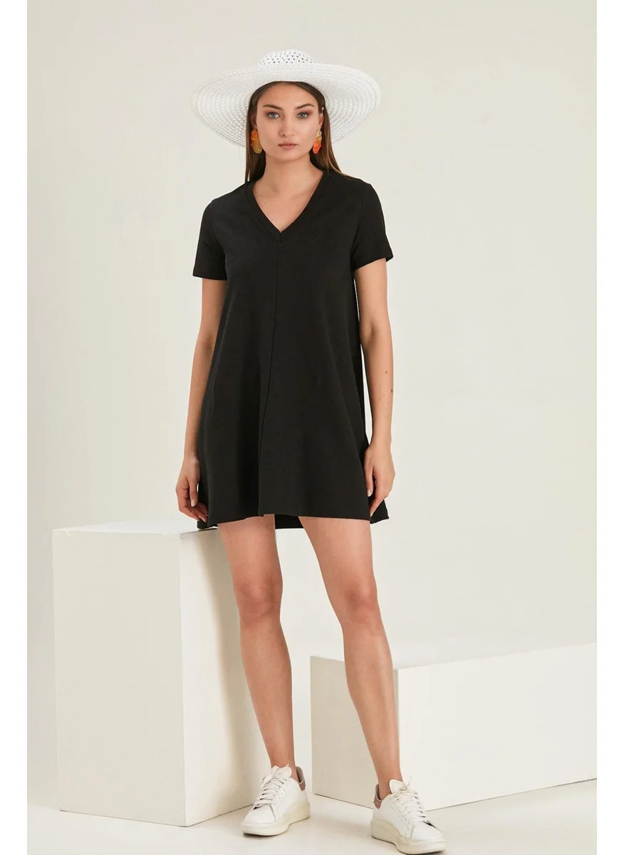 Alexander Gardi V-Neck Dress-Tunic (B22-34100)