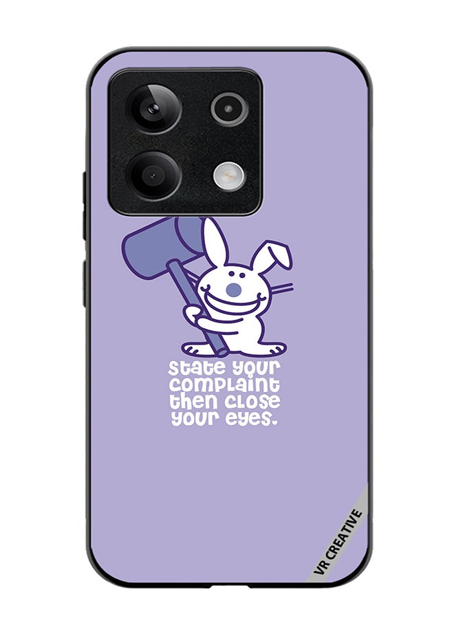 VR CREATIVE Protective Case Cover For Xiaomi Poco X6 State Your Complaint Design Multicolour - Image 1