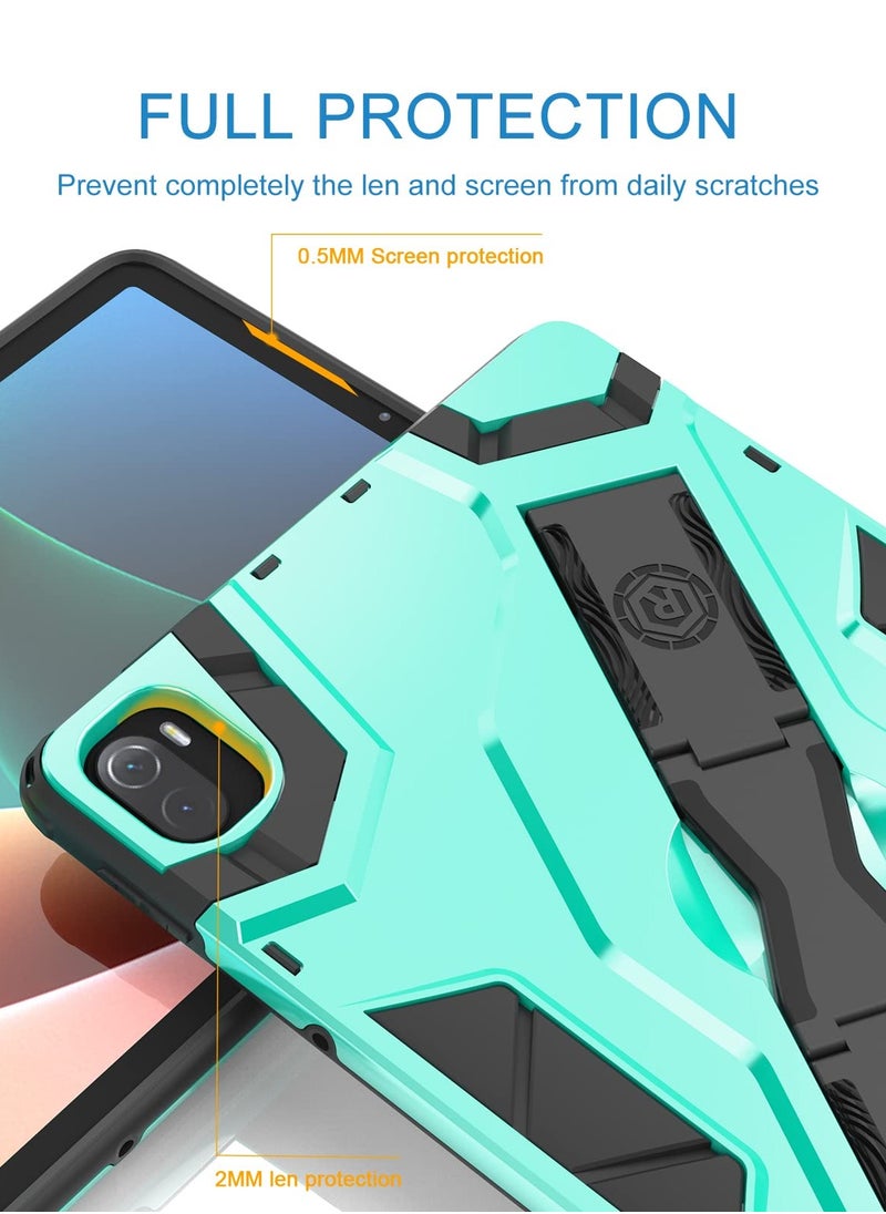 SYOSI Case for Xiaomi Mi Pad 5 / MiPad 5 Pro 11 inch 5G 2021 Stand Protective Case, Dual Layer Shockproof Full Protective Case W Handle Stand + Shoulder Strap (Green)  - Image 3