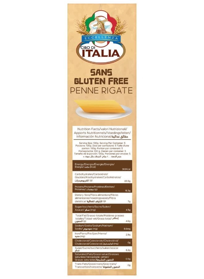 Cibo Di Italia - Penne Rigate Gluten Free Pasta - Image 1