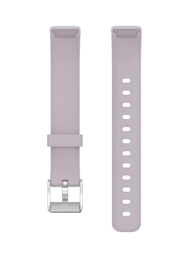 NIBEMINENT Silicone Replacement Watchband Strap For Fitbit Luxe-S Light Purple - Image 2
