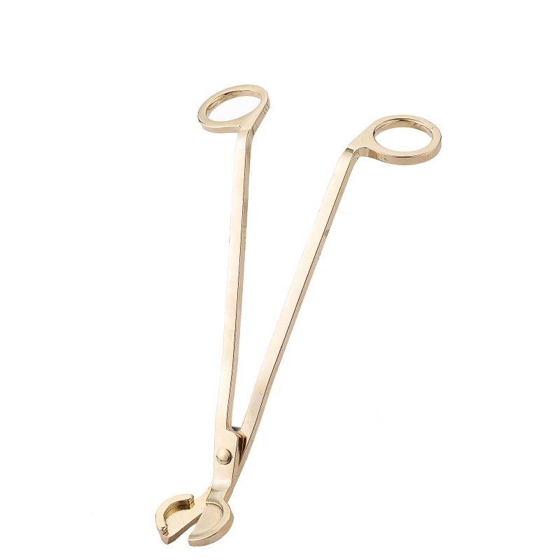 Lucklybestseller Lucklybestseller Candle Wick Trimmer Candle Snuffer Long Handle Polished Stainless Steel Wick Clipper Cutter Scissors Candle Accessory Set