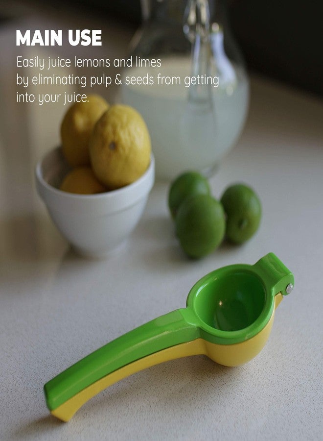 Jacent Culinary Elements Metal Lemon and Lime Squeezer: Manual Press, Easy to Use Citrus Juicer, Dishwasher Safe 1 pack - Image 3