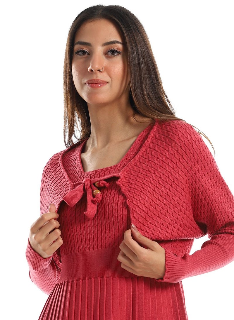 Caesar WomenCasual Wool Short Dress 2 Pieces  - Image 4