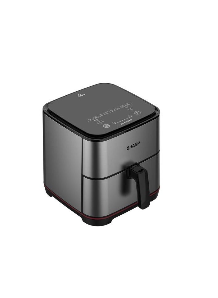 SHARP Air Fryer Electronic Touch Screen Glass Panel Stainless 7 L 1650 W KF-AF70RT-ES2 silver - Image 2