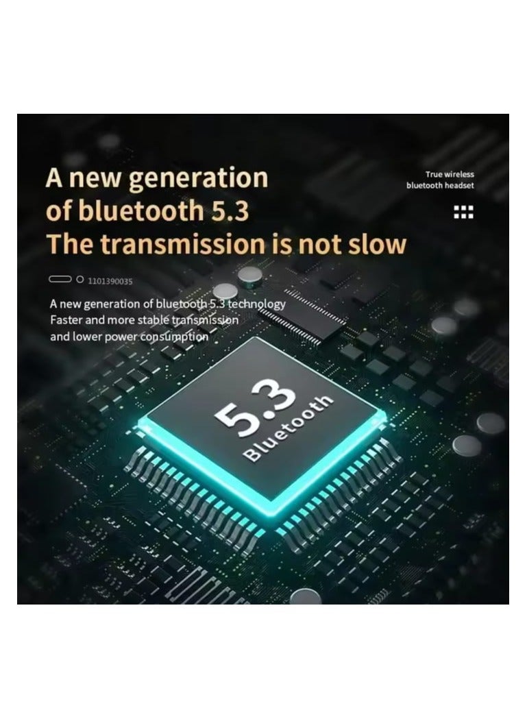 سماعة رأس بلوتوث، جودة صوت فائقة، شاشة LED - Image 4