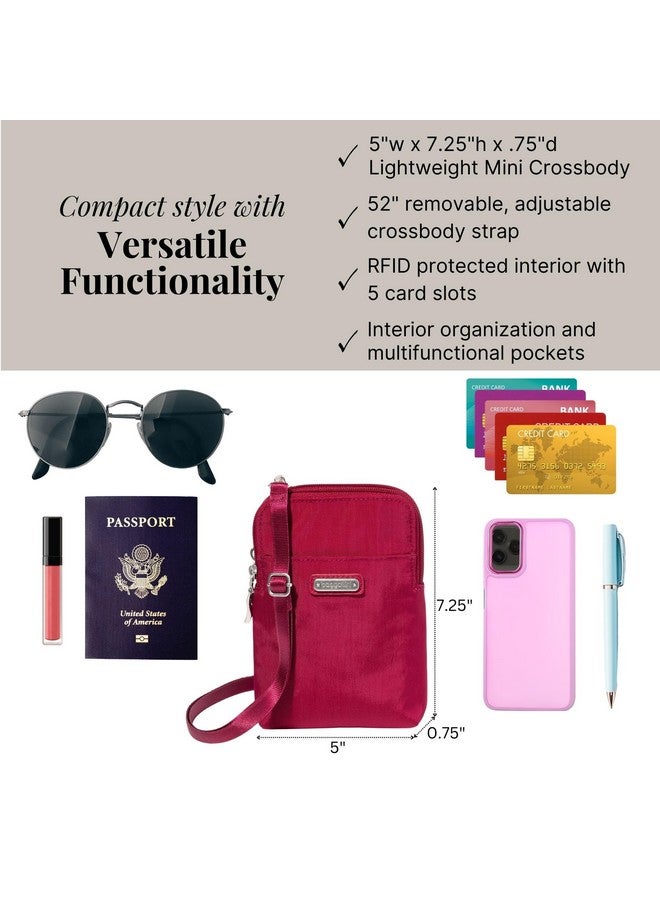 Baggallini Take Two RFID Bryant Crossbody - Small Crossbody Bag for Women - Phone Purse with Adjustable Shoulder Strap - Image 3