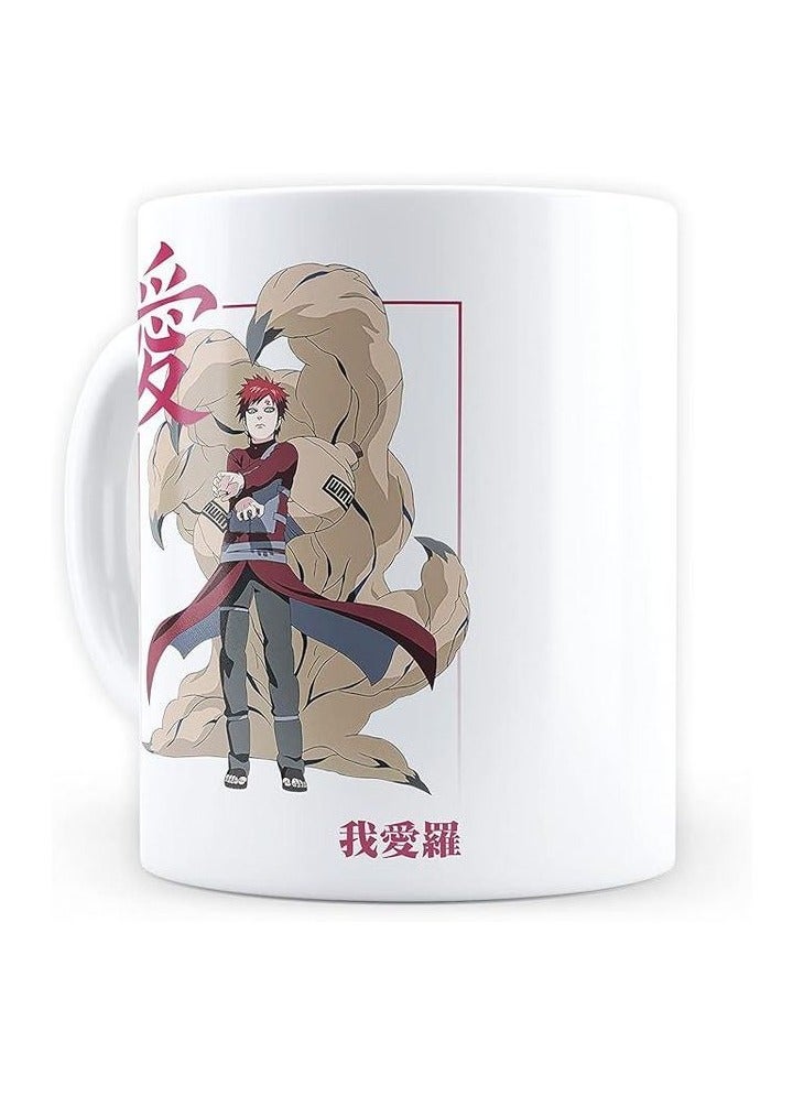 Gifticious Anime Design Ceramic Coffee Mug - Best Gift for Anime Fans/Anime Fandom/to Your Loved Ones (Naruto - Gaara of The Hidden Sand) from -Souq Masr Exclusive. .