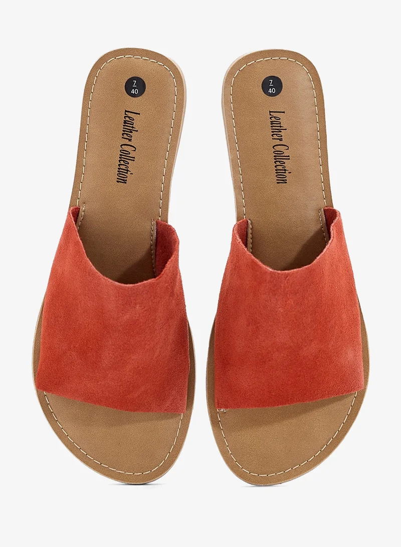 LEATHER COLLECTION Essential Flat Sandal
