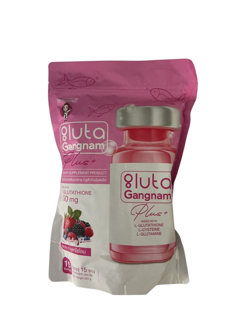 Gluta gangnam plus mix berry flavor