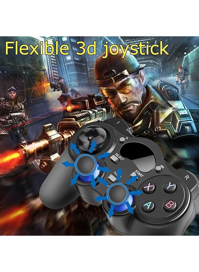 X spring Controller Gamepad For Pc Usb Wireless Gaming Controller Gamepad Wireless Controller Game Controller For Pc/Laptop Computer(Windows Xp/7/8/10) And Ps3 And Android And Steam - Image 5