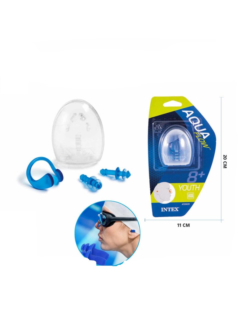 INTEX Ear Plugs & Nose Clip Combo Set 